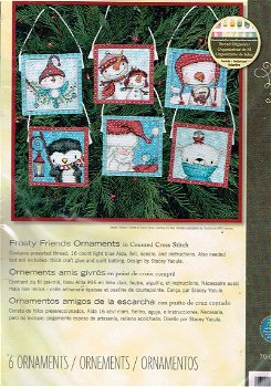 AANBIEDING DIMENSIONS BORDUURPAKKET , FROSTY FRIENDS ORNAMENTS - 0