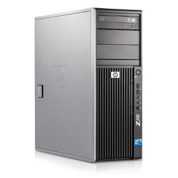 HP Z400 Workstation W3550 3.0GHz 8GB DDR3, 128GB SSD + 1TB HDD/DVDRW Quadro 2000 Win 10 Pro - 1
