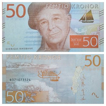 Zweden 50 Kronor p-70 2015 UNC - 0