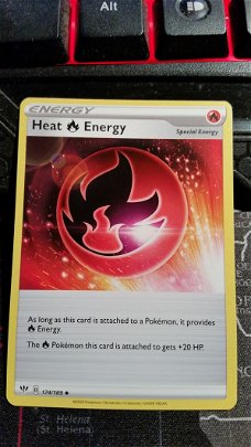 Heat R Energy  174/189  Uncommon Sword & Shield: Darkness Ablaze