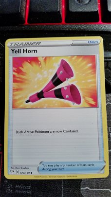  Yell Horn  173/189  Uncommon Sword & Shield: Darkness Ablaze