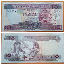 Solomon Islands 10 Dollars p-27(2) 2008 UNC