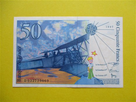 Frankrijk/France P-157A 50 francs 1997 XF+ Antoine de Saint Exupery - 1