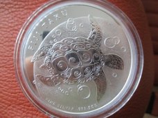 Fiji Taku Turtle Schildpad - 5 oz Zilver 2013