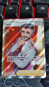 Rose 189/189 Full Art Ultra Rare Sword & Shield: Darkness Ablaze - 0