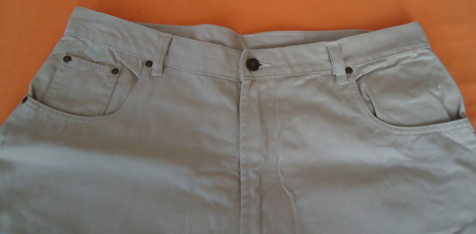 Korte beige broek van Marcel Clair van 100% katoen, maat 54. - Afbeelding 3