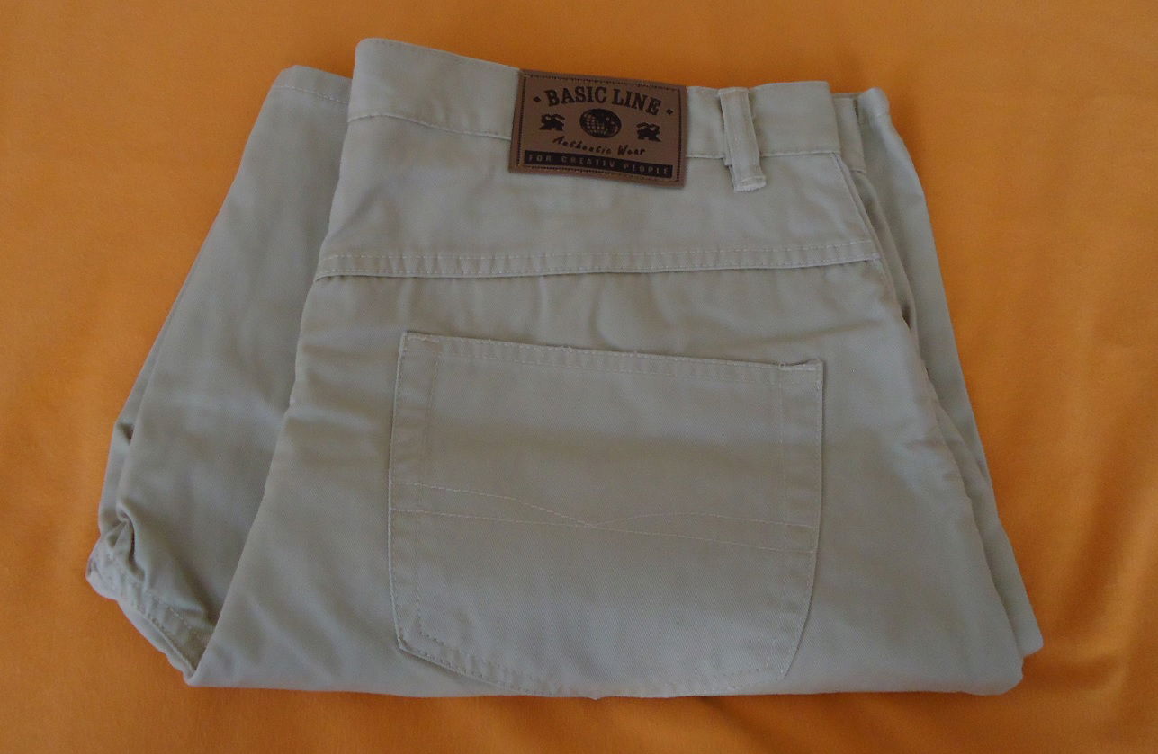 Korte beige broek van Marcel Clair van 100% katoen, maat 54. - Afbeelding 7
