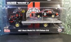 Mack model N & Datsun 510 1:64 M2