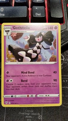  Gothitelle  075/189  Rare Sword & Shield: Darkness Ablaze