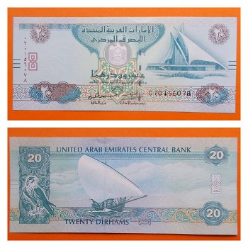 United Arab Emirates 20 Dirhams p-28 2016 UNC - 0