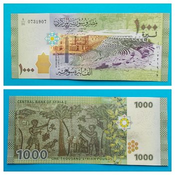 Syria 1000 Lira p-116 2013 UNC - 0