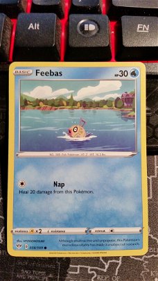  Feebas  038/189  Common Sword & Shield: Darkness Ablaze