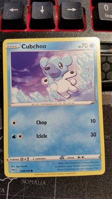  Cubchoo  048/189  Common Sword & Shield: Darkness Ablaze