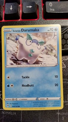  Galarian Darumaka  043/189  Common Sword & Shield: Darkness Ablaze