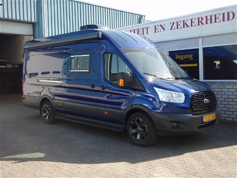 Ford Transit Buscamper 350L L4 H3 170 Pk 6972 km bj 16 - 1