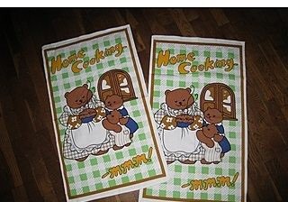 3 keukendoeken met grappige beren - nr. 1