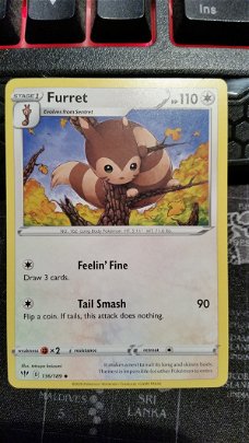  Furret  136/189  Common Sword & Shield: Darkness Ablaze