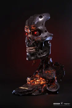 PureArts Terminator T-800 Battle Damaged 1:1 Scale Art Mask - 1