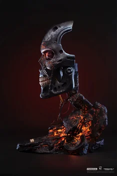 PureArts Terminator T-800 Battle Damaged 1:1 Scale Art Mask - 2