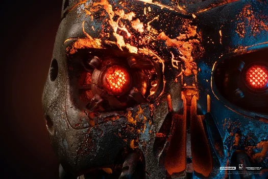 PureArts Terminator T-800 Battle Damaged 1:1 Scale Art Mask - 5