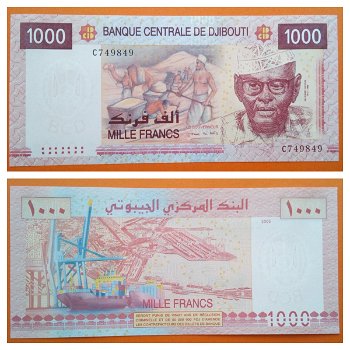 Djibouti 1000 francs (P42) 2005 UNC - 0