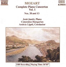 Jeno Jando - Mozart Piano Concerti 13 & 20 (CD) Nieuw 