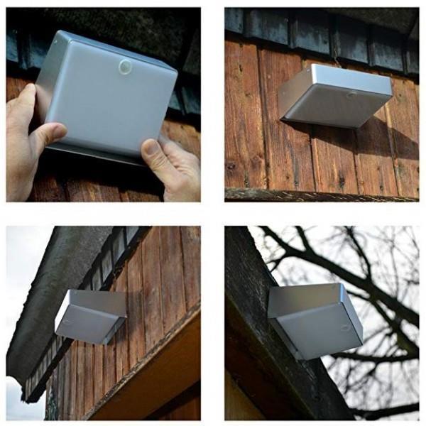 Solar LED wandlamp met sensor - Afbeelding 2