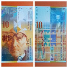 Zwitserland 10 francs (P67e) 2013 UNC