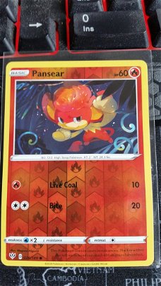 Pansear  026/189  (reverse) Common Sword & Shield: Darkness Ablaze