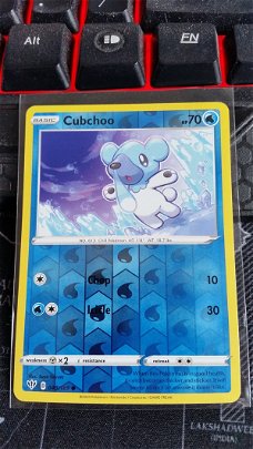 Cubchoo  048/189  (reverse) Common Sword & Shield: Darkness Ablaze