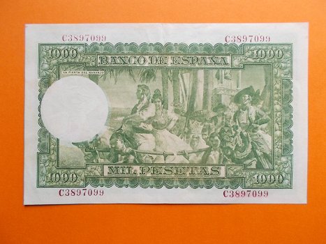 Spanje 1000 Pesetas 1951 Sorolla #143a VF+ - 1