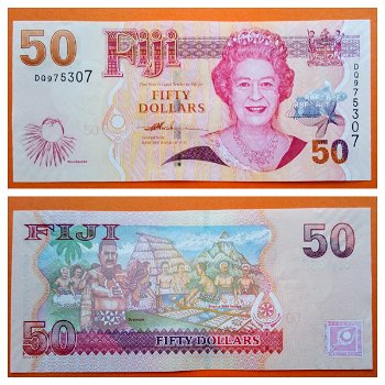 Fiji 50 Dollars P 113a (ND 2007) UNC - 0