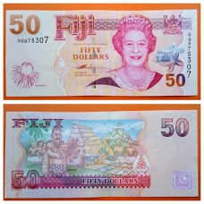 Fiji 50 Dollars P 113a (ND 2007) UNC