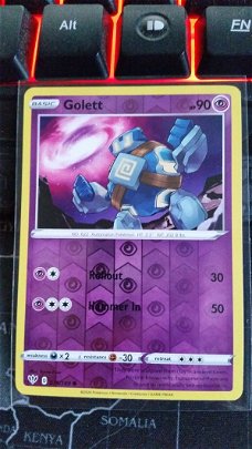 Golett  076/189  (reverse) Common Sword & Shield: Darkness Ablaze