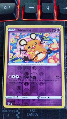 Dedenne  078/189  (reverse) Uncommon Sword & Shield: Darkness Ablaze