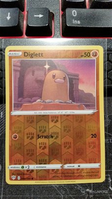 Diglett  084/189  (reverse) Common Sword & Shield: Darkness Ablaze