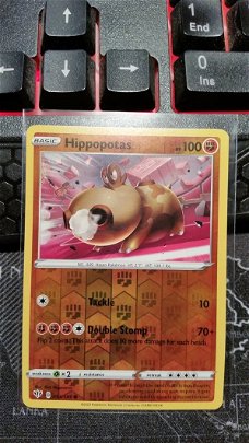 Hippopotas  093/189  (reverse) Common Sword & Shield: Darkness Ablaze