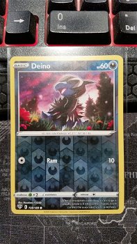 Deino 108/189 (reverse) Common Sword & Shield: Darkness Ablaze - 0