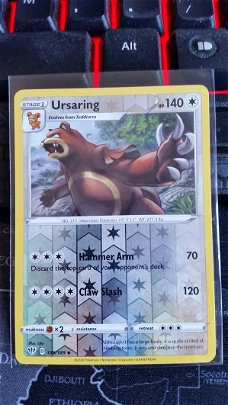 Ursaring  139/189  (reverse) Uncommon Sword & Shield: Darkness Ablaze