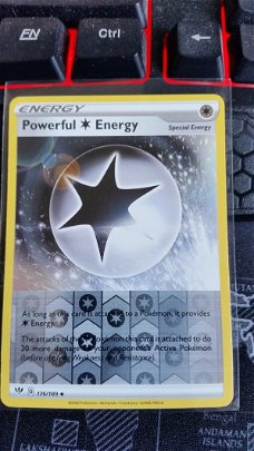 Powerful C Energy  176/189  (reverse) Uncommon Sword & Shield: Darkness Ablaze