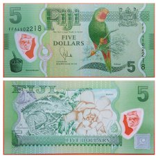 Fiji 5 Dollars P-115a ND (2013) UNC
