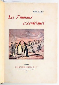 Les Animaux excentriques 1903 Coupin - Dieren