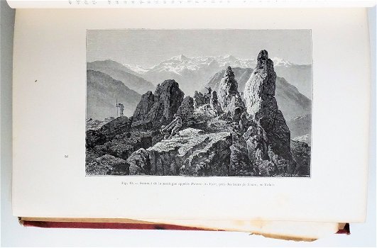 [Bergen Vulkanen] Les Montagnes 1873 Dupaigne Kleurenkaarten - 6
