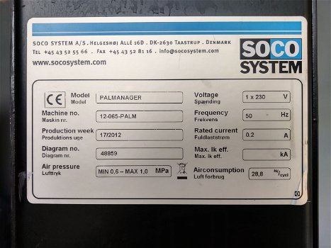 Soco pallet stapelaar ontstapelaar Palmanager Palomat - 7