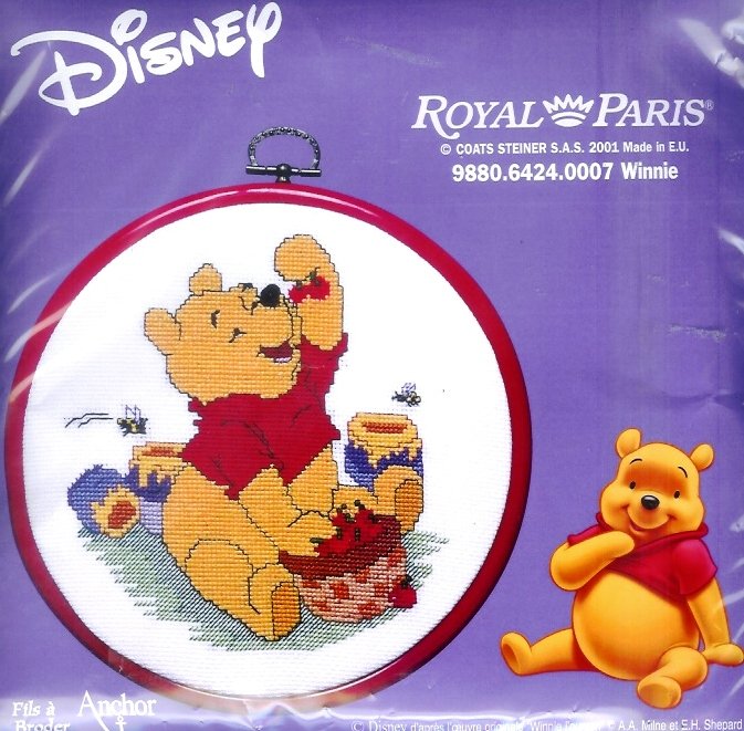 WINNIE THE POOH BORDUURPAKKET met LIJST 007 op=op - nr. 1