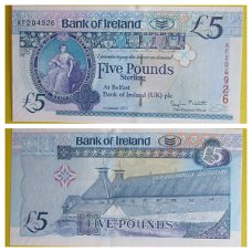 Northern Ireland - 5 Pounds 2013 #083 UNC AF 204926