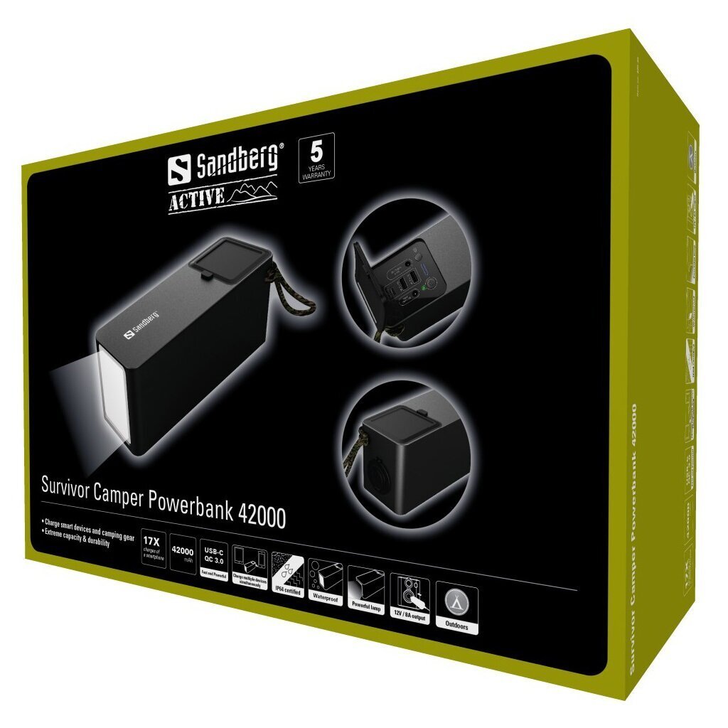 Survivor CamperPowerbank 42000 compleet oplaadstation voor het opladen van alles - Afbeelding 4