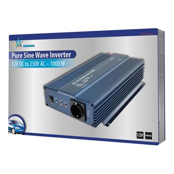 Zuivere sinus omvormer 12 - 230 V 1000 W, hq-pure1kw - Afbeelding 4