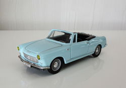 1:43 Leader Peugeot 404 Pininfarina Cabriolet 1964 blauw