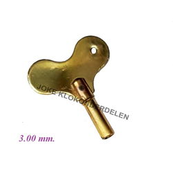 = Klok sleuteltje = Ø 3.00 mm. =42912